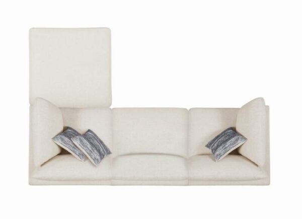 Serene upholstered rectangular ottoman beige 551323 by coaster furniture 15