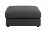 Serene upholstered rectangular ottoman charcoal 551326 by coaster furniture Luxury Living Room Furniture Mobilia Cleopatra 19 Serene upholstered rectangular ottoman charcoal 551326 by coaster furniture 19