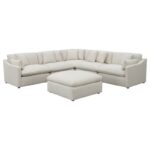 Hobson cushion seat ottoman off-white 551453 by coaster furniture Luxury Living Room Furniture Mobilia Cleopatra 16 Hobson cushion seat ottoman off-white 551453 by coaster furniture 16