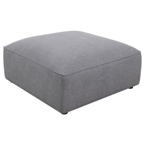Jennifer Square Upholstered Ottoman Grey 551596 By Coaster Furniture | Mobilia Cleopatra Jennifer square upholstered ottoman grey 551596 by coaster furniture