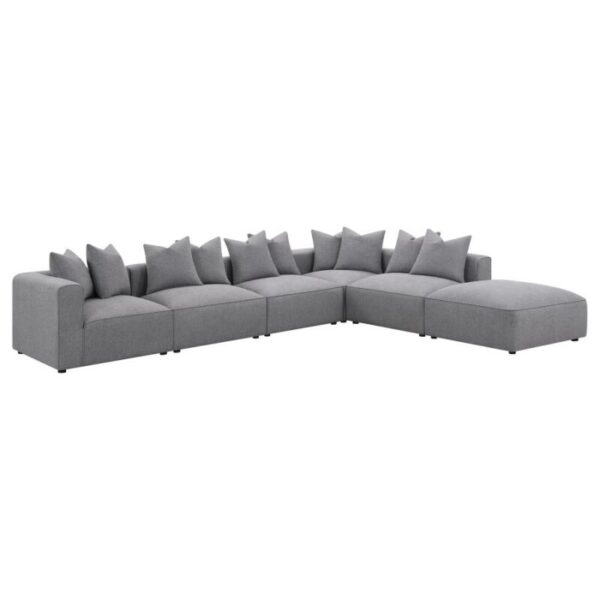 Jennifer square upholstered ottoman grey 551596 by coaster furniture 17