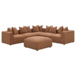 Jennifer upholstered ottoman terracotta 551593 by coaster furniture 25