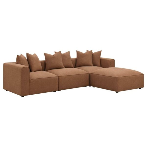 Jennifer upholstered ottoman terracotta 551593 by coaster furniture 19