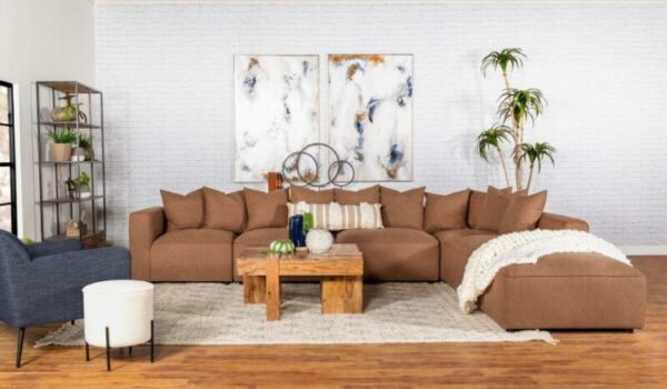 Jennifer upholstered ottoman terracotta 551593 by coaster furniture 22