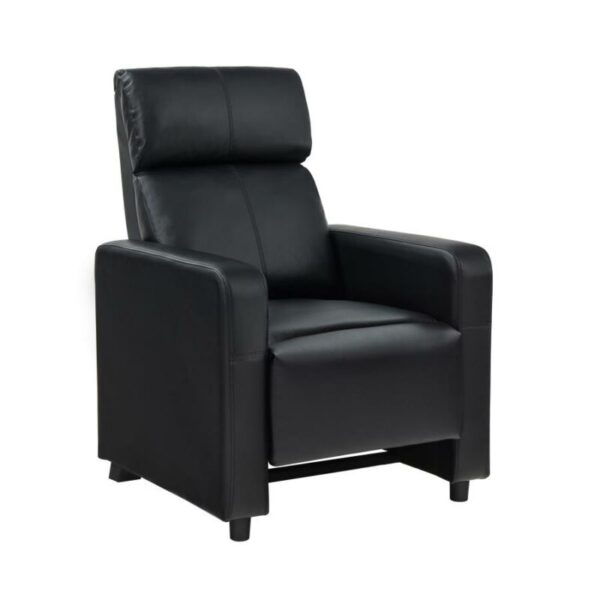 Toohey Home Theater Push Back Recliner Black 600181 By Coaster Furniture | Mobilia Cleopatra Toohey Home Theater Push Back Recliner Black 600181 by Coaster Furniture