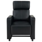 Toohey Home Theater Push Back Recliner Black 600181 by Coaster Furniture 34