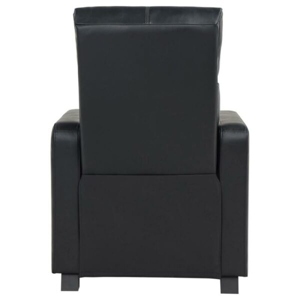 Toohey Home Theater Push Back Recliner Black 600181 by Coaster Furniture 20