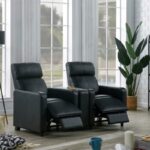 Toohey Home Theater Push Back Recliner Black 600181 by Coaster Furniture 44