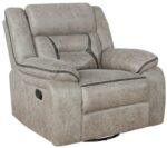 Greer Upholstered Tufted Back Glider Recliner 651353 by Coaster Furniture 15