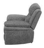 Bahrain Upholstered Glider Recliner Charcoal 609543 by Coaster Furniture 32