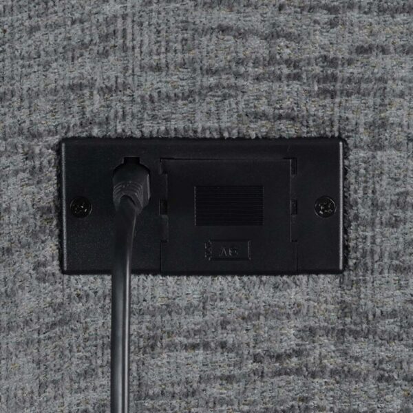 Bahrain Upholstered Power Glider Recliner Charcoal 609543P by Coaster Furniture 28