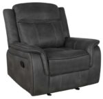 Lawrence Upholstered Tufted Back Glider Recliner 603506 by Coaster Furniture 17