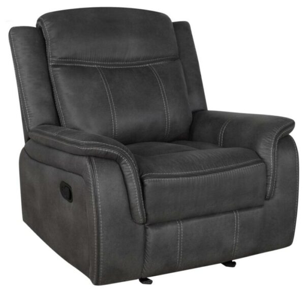 Lawrence Upholstered Tufted Back Glider Recliner 603506 by Coaster Furniture 10