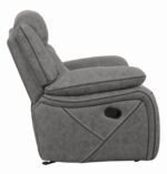 Higgins Overstuffed Upholstered Glider Recliner Grey 602263 by Coaster Furniture Luxury Living Room Furniture Mobilia Cleopatra 22 Higgins Overstuffed Upholstered Glider Recliner Grey 602263 by Coaster Furniture 22