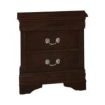 Louis Philippe 2-drawer Nightstand Cappuccino 202412 by Coaster Furniture. 11