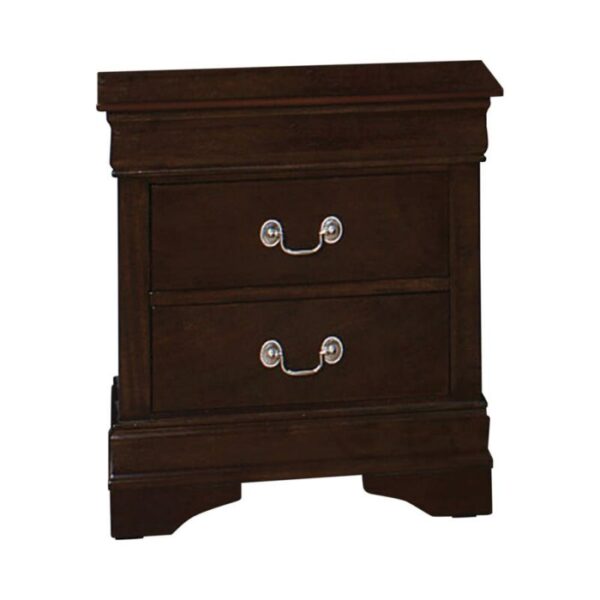 Louis Philippe 2-drawer Nightstand Cappuccino 202412 by Coaster Furniture. 8