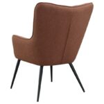 Upholstered Flared Arms Accent Chair with Grid Tufted 909468 by Coaster Furniture Accent Chairs Mobilia Cleopatra 28 Upholstered Flared Arms Accent Chair with Grid Tufted 909468 by Coaster Furniture 28
