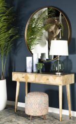 Ikat Pattern Round Accent Stool Multi-color 915150 by Coaster Furniture 10