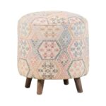 Ikat Pattern Round Accent Stool Multi-color 915150 by Coaster Furniture 11