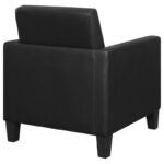 Julio Upholstered Accent Chair with Track Arms Black 909478 by Coaster Furniture Accent Chairs Mobilia Cleopatra 29 Julio Upholstered Accent Chair with Track Arms Black 909478 by Coaster Furniture 29