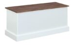 3-drawer Storage Bench Weathered Brown and White 911196 by Coaster Furniture 20