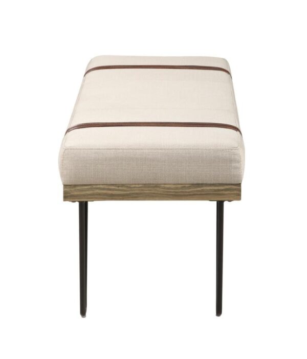 Upholstered Bench Beige and Black 910258 by Coaster Furniture 9