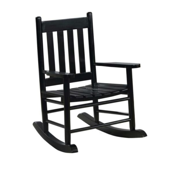 Slat Back Youth Rocking Chair Black 609451 by Coaster Furniture 6