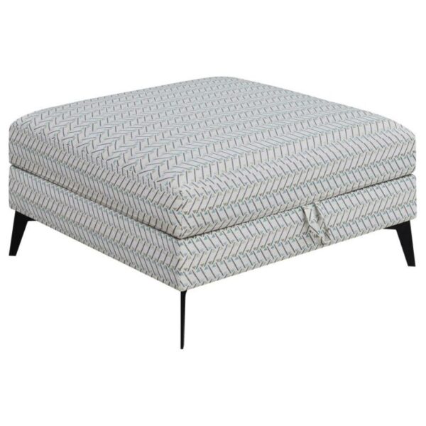 Clint Upholstered Ottoman With Tapered Legs Multi-Color 509807 By Coaster Furniture | Mobilia Cleopatra Clint upholstered ottoman with tapered legs multi-color 509807 by coaster furniture