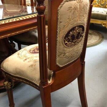 Handmade Brown Wood Dining Chair