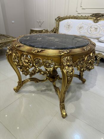 Handmade Gold Entrance Table