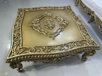 Handmade Gold Dolly Coffee Table 4