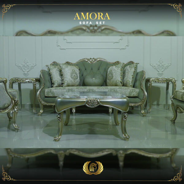 Handmade Champagne Amora End Table 8