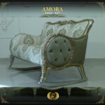 Handmade Champagne Amora Green Olive Chaise 10