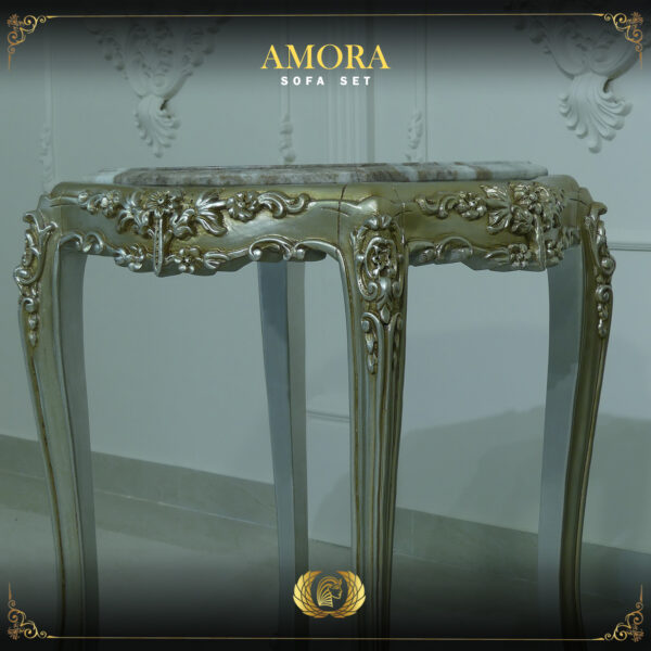 Handmade Champagne Amora End Table 7