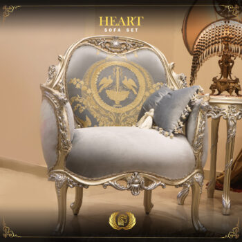 Handmade Heart Sky Blue Chair
