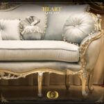 Handmade Heart Sky Blue Sofa 14