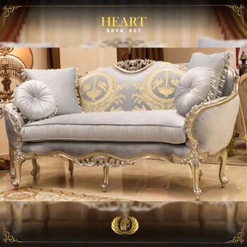 Handmade Heart Sky Blue Loveseat