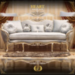 Handmade Heart Sky Blue Sofa 11