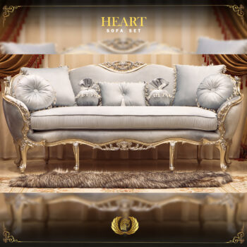 Handmade Heart Sky Blue Sofa