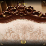 Handmade Lotus Brown Arm Chair 13