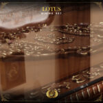 Handmade Lotus Brown Dinning Table 10