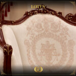 Handmade Lotus Brown Beige Sofa set 13