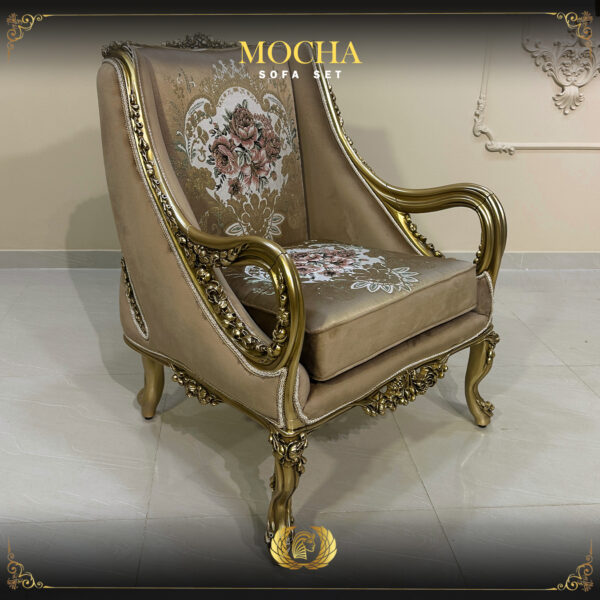 Handmade Champagne Mocha Chair 6