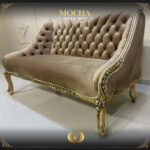 Handmade Champagne Mocha Chaise 14