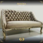 Handmade Champagne Mocha Chaise 15