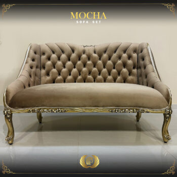 Handmade Champagne Mocha Chaise