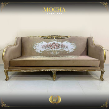 Handmade Champagne Mocha Sofa