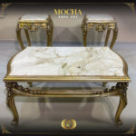 Handmade Champagne Mocha End Table 8