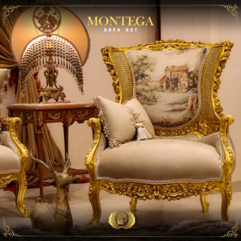 Handmade Montega Gold Chair 1