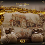 5PCS Handmade Montega Gold Sofa Set 15